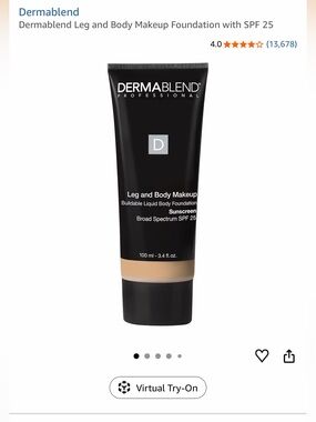 Dermablend Leg & Body Makeup Foundation in Light Natural 20N